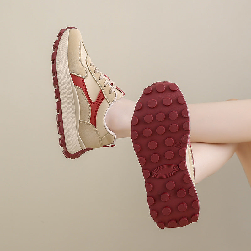 Zapatos de plataforma con aumento de altura, de primavera