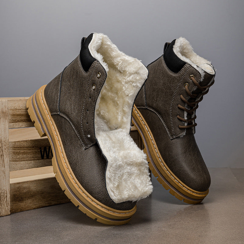 Botas vaqueras cálidas de invierno para hombre