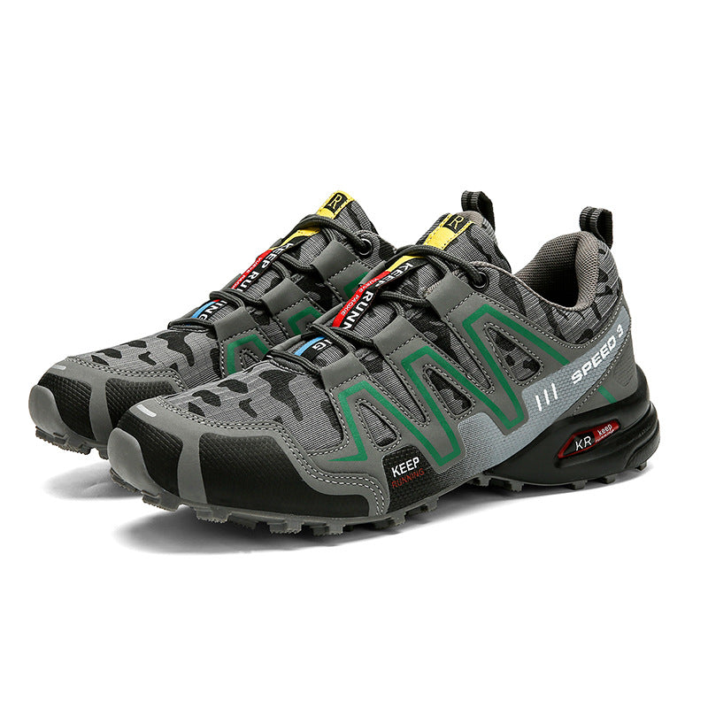 Zapatos de senderismo para hombre, calzado deportivo para escalada, con puntera de seguridad, tácticos, antideslizantes y duraderos, zapatillas de trekking para hombre