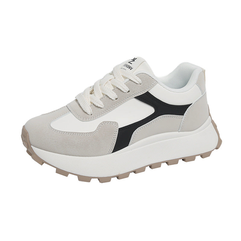 Zapatos de plataforma con aumento de altura, de primavera