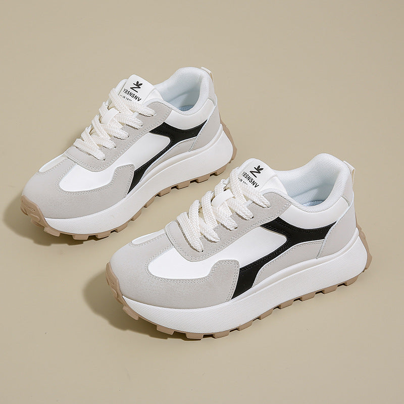 Zapatos de plataforma con aumento de altura, de primavera