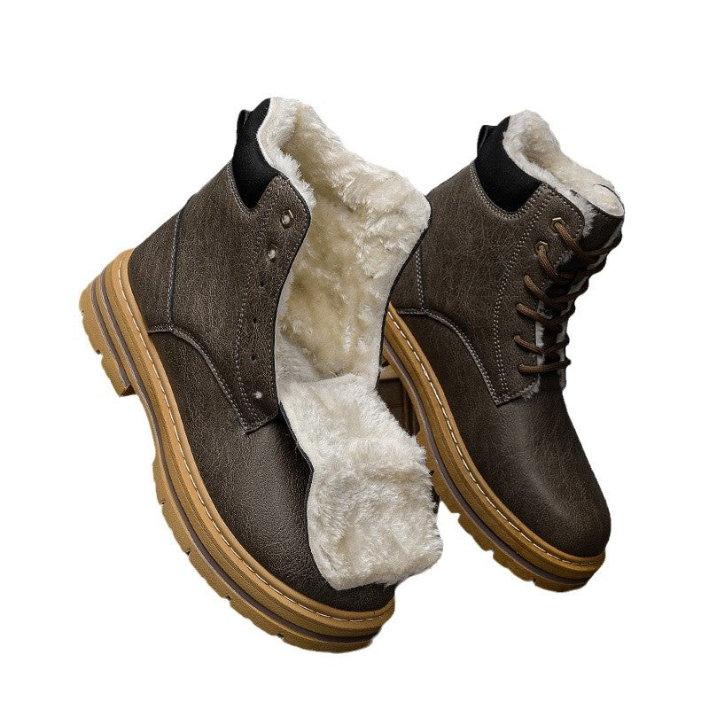 Botas vaqueras cálidas de invierno para hombre