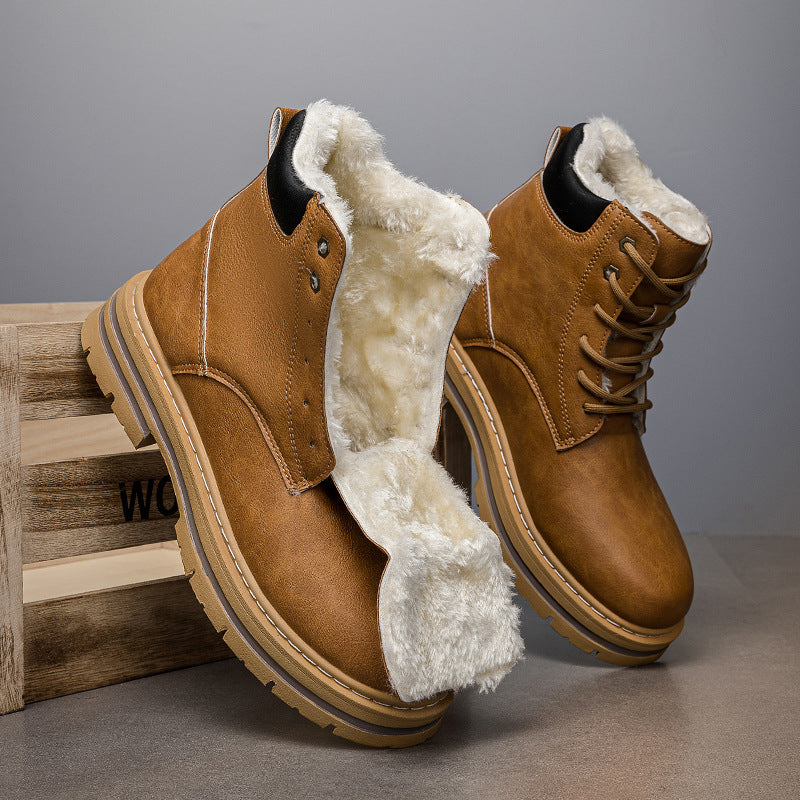 Botas vaqueras cálidas de invierno para hombre