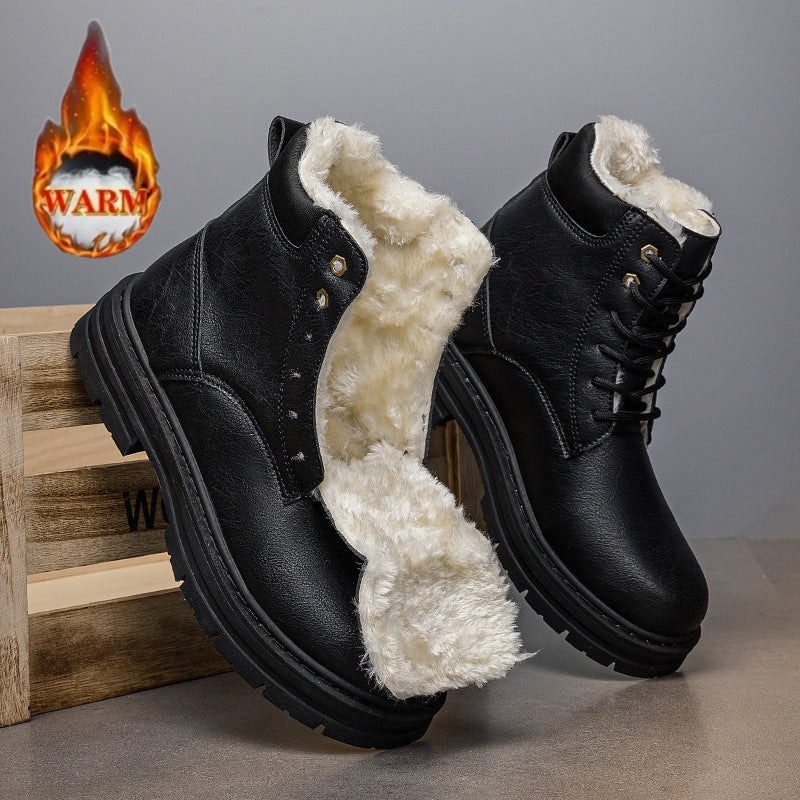 Botas vaqueras cálidas de invierno para hombre