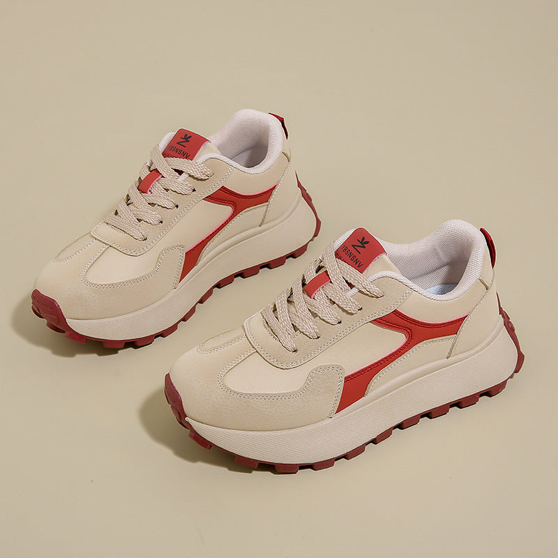 Zapatos de plataforma con aumento de altura, de primavera