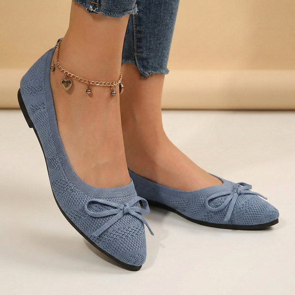 Mocasines de punta con lazo