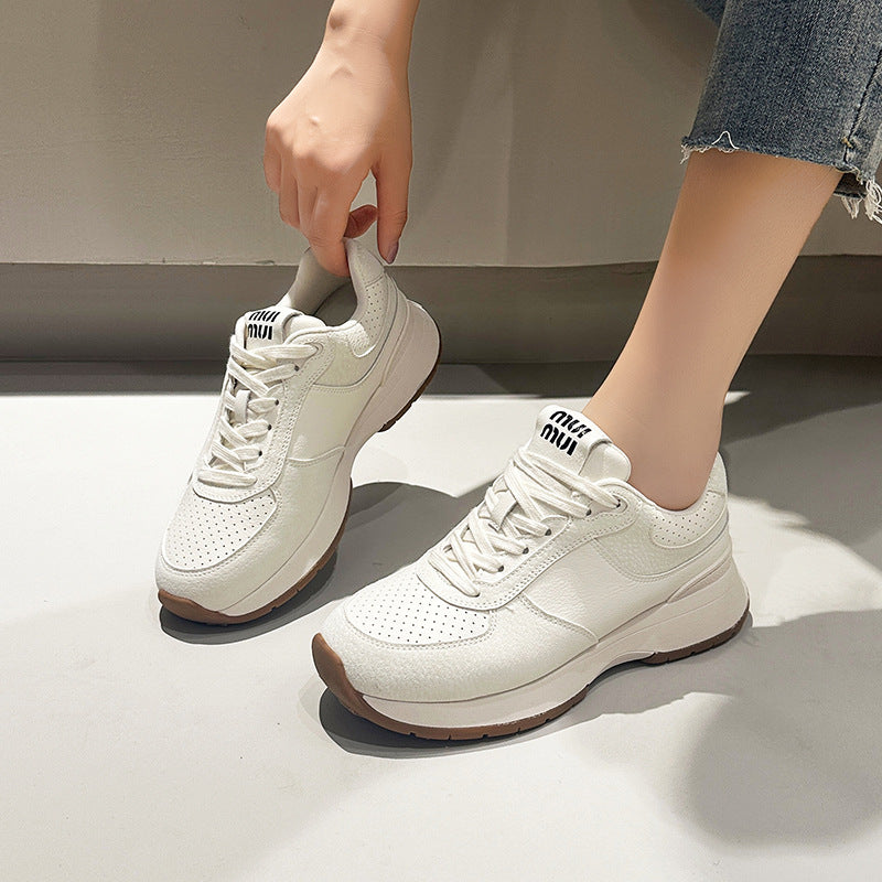 Zapatos de plataforma con aumento de altura para mujer