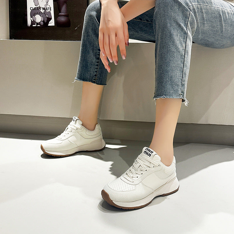 Zapatos de plataforma con aumento de altura para mujer