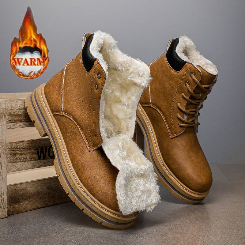 Botas vaqueras cálidas de invierno para hombre